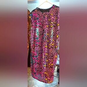 🟣Ashley Stewart Sequin  Bodycon  Dress🟣